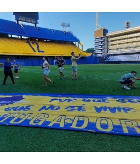 Bandera alta definición ignífuga.
